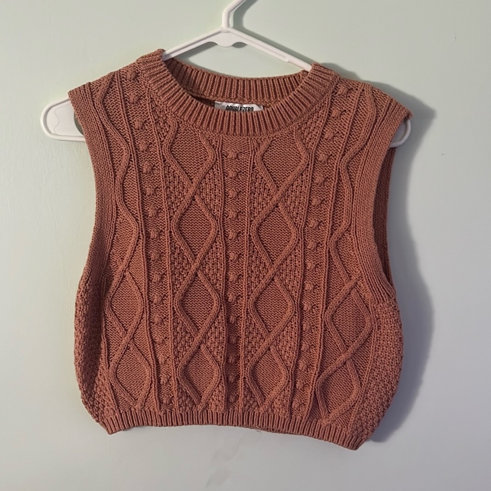 Blush Pink tank sweater vest